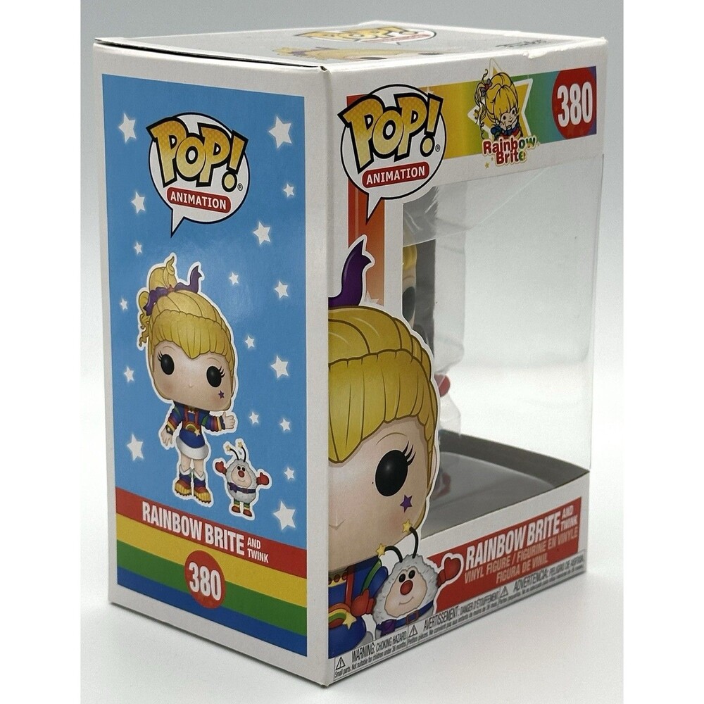 Vaulted Funko POP! #380 Animation Rainbow Brite and Twink Vinyl Figure - Picture 3 of 7